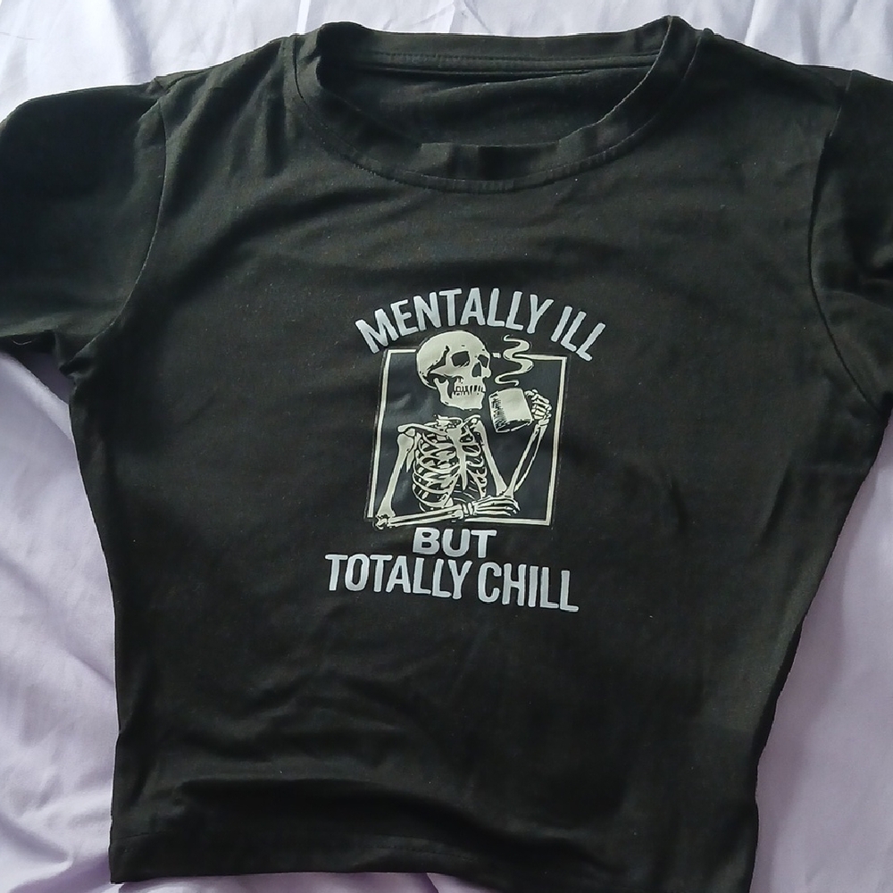 Black Graphic Kids T-Shirt